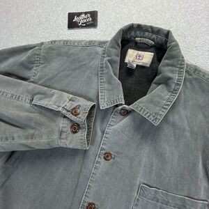 The Territory Ahead Corduroy Jacket Mens Large L Gray Cotton Fleece Lined Heavy